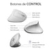 EAN 8436586743062 - SUBBLIM RATON OPTICO DUAL GLIDE VERTICAL ERGO DUAL BATERIA BLANCO ratón Universal mano derecha Bluetooth  imagen 7