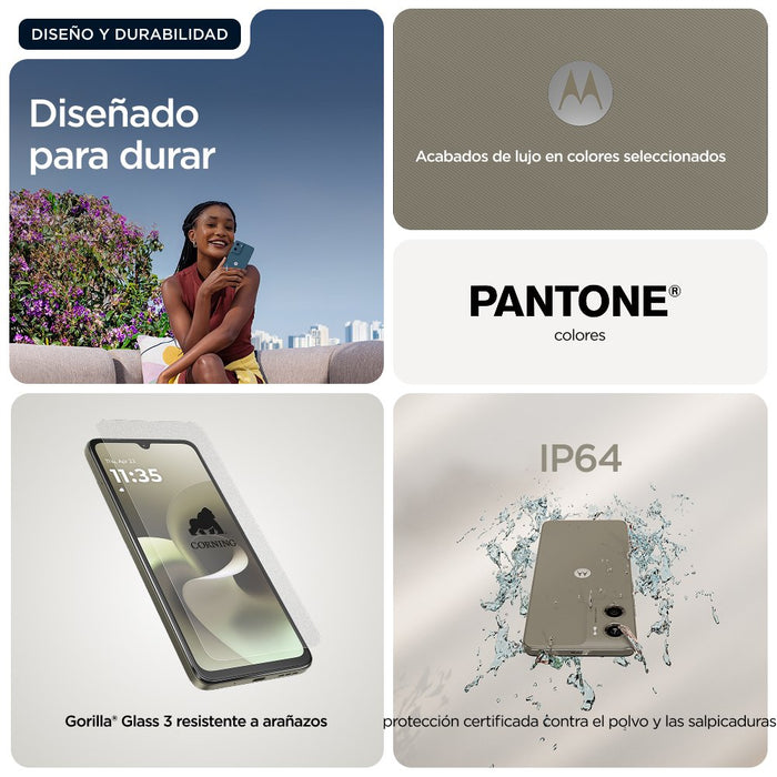EAN 0840493605272 - Motorola moto g06 power 17,5 cm (6.88") SIM doble Android 15 4G USB Tipo C 4 GB 256 GB 7000 mAh Caqui imagen 16