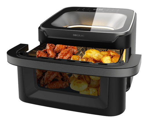 EAN 8447420197590 - Cecotec Cecofry Advance 10000 Full Vision Doble 10 L Independiente 2200 W Freidora de aire caliente Negro imagen 2