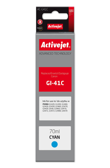 EAN 5901443391784 - Activejet AC-G41C cartucho de tinta 1 pieza(s) Compatible Alto rendimiento (XL) Cian imagen 1