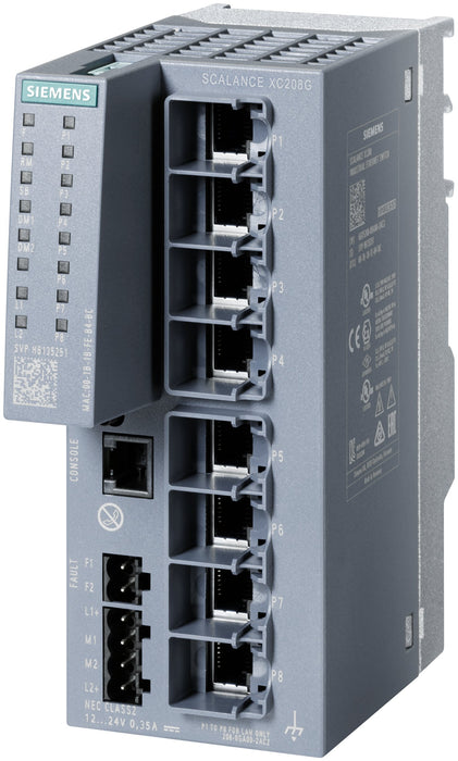 EAN 4047622614402 - Siemens 6GK52080GA002TC2 6GK5208-0GA00-2TC2 Netzwerk Switch Gestionado imagen 1