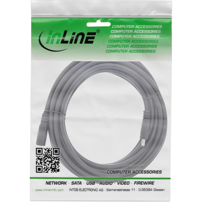EAN 4043718308910 - InLine 26905C cable de transmisión Negro 5 m 4.0 x 1.7 mm imagen 2