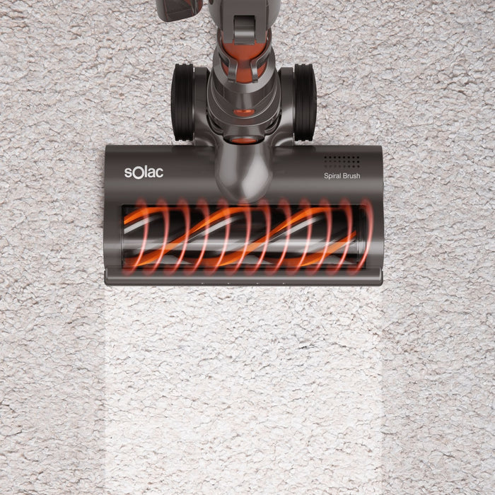 EAN 8433766481158 - Solac Turbobat Expert Pro Aspiradora escoba 2 en 1 Batería Secar Ciclónico, HEPA Sin bolsa 1 L 150 W Gris imagen 6