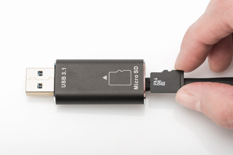 EAN 4054007315199 - Ednet 31519 lector de tarjeta USB 3.2 Gen 1 (3.1 Gen 1)/Lightning Negro imagen 3
