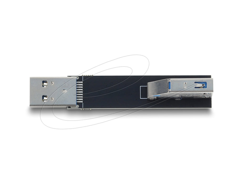 EAN 4043619674213 - DeLOCK 67421 cambiador de género para cable Type-A Negro imagen 3