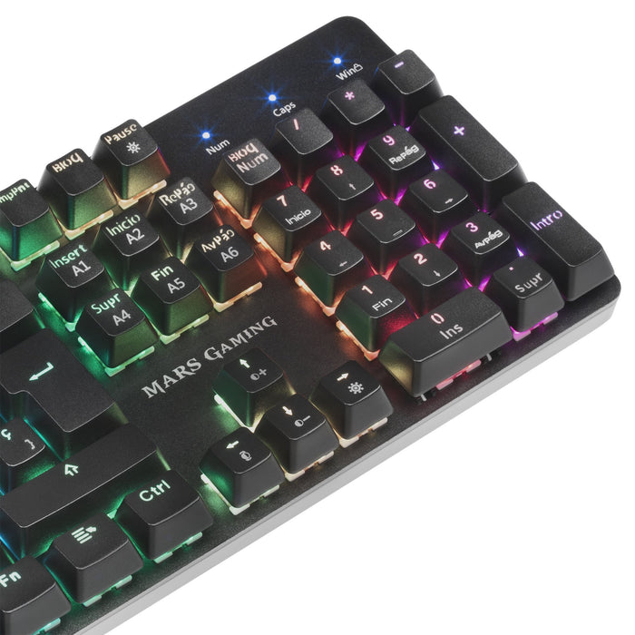 EAN 4718009159440 - Mars Gaming MK5BPT teclado Juego USB QWERTY Negro imagen 8
