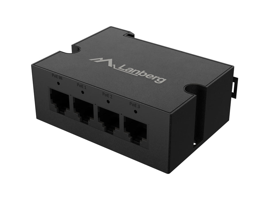 EAN 5901969447293 - Lanberg DIN-GE4-BT-90W adaptador e inyector de PoE Gigabit Ethernet imagen 1
