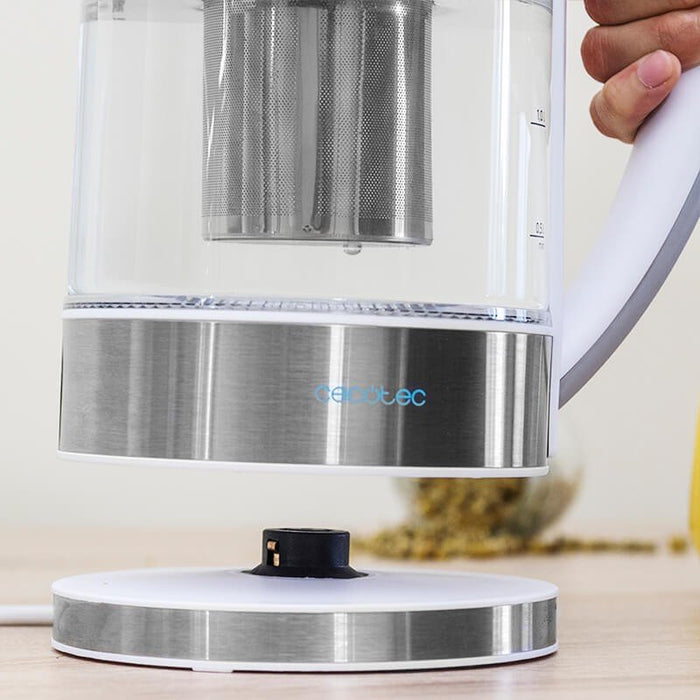 EAN 8435484015110 - Cecotec ThermoSense 370 tetera eléctrica 1,7 L 2200 W Gris, Acero inoxidable, Transparente, Blanco imagen 9