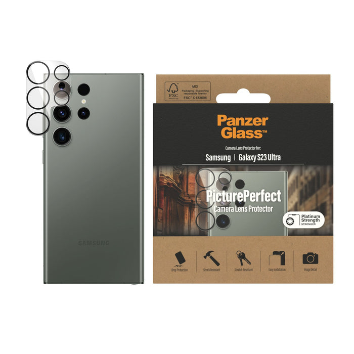 EAN 5711724004414 - PanzerGlass ® PicturePerfect Camera Lens Protector Samsung Galaxy S23 Ultra Protector de pantalla 1 pieza imagen 2
