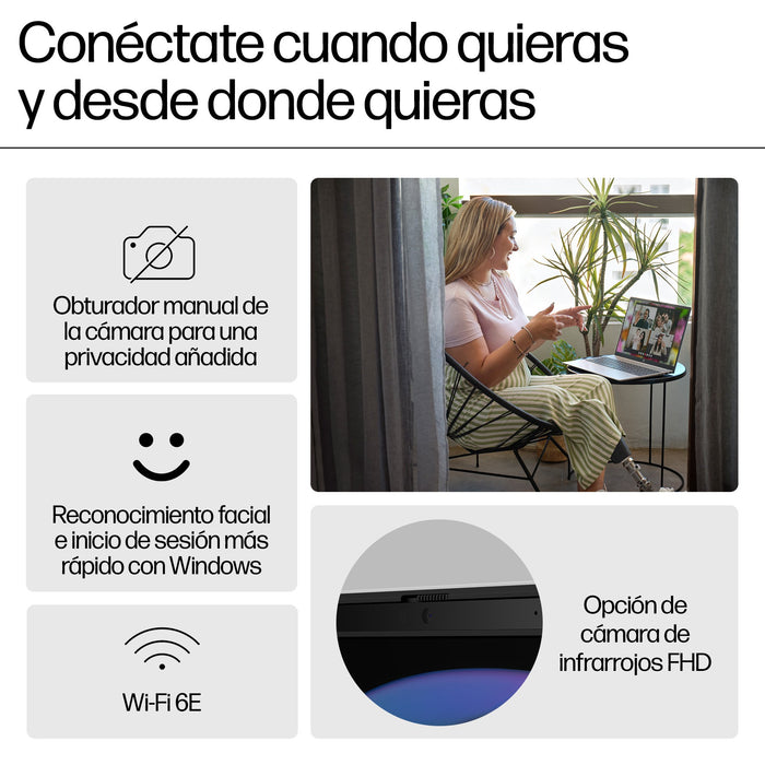 EAN 0198701309185 - HP Pavilion 16-af0024ns Intel Core Ultra 5 125U Portátil 40,6 cm (16") 2K 16 GB LPDDR5x-SDRAM 512 GB SSD  imagen 10