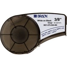 EAN 754473930523 - Brady M21-375-595-BK etiqueta de impresora Negro Etiqueta para impresora autoadhesiva imagen 1