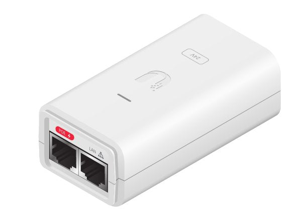 EAN 0810354025952 - Ubiquiti POE-24-12W-G-WH adaptador e inyector de PoE Gigabit Ethernet 24 V imagen 1