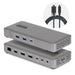 EAN 65030921930 - StarTech.com 208UE-USB4-DOCK base para portátil y replicador de puertos Alámbrico Gris imagen 1