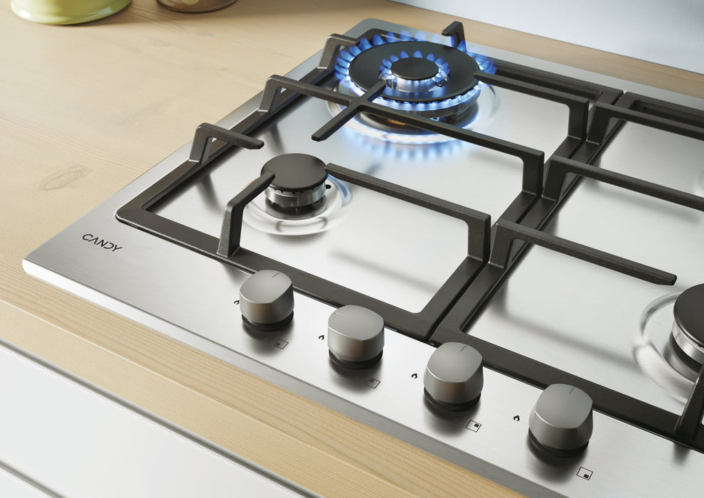 EAN 8016361967038 - Candy Idea CHG6BR4WX Acero inoxidable Integrado 60 cm Encimera de gas 4 zona(s) imagen 4