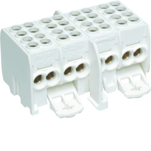 EAN 3250613780197 - Hager KH24C bloque de terminales 4P Blanco imagen 1
