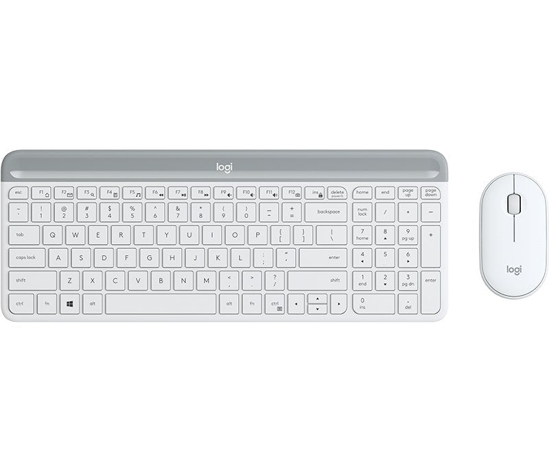 EAN 5099206086593 - Logitech Slim MK470 teclado Ratón incluido Universal RF inalámbrico QWERTY Inglés del Reino Unido Blanco imagen 1