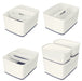 EAN 4002432116461 - Esselte 5216-10-01 Caja de almacenaje Rectangular Acrilonitrilo butadieno estireno (ABS) Gris, Blanco imagen 2