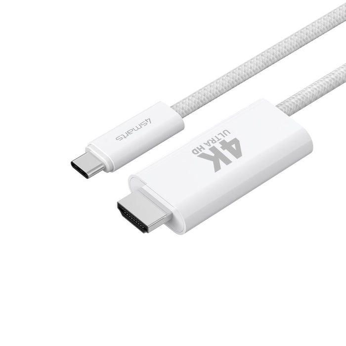 EAN 4252011907700 - 4smarts 540957 cable HDMI 2 m USB C HDMI tipo A (Estándar) Blanco imagen 3