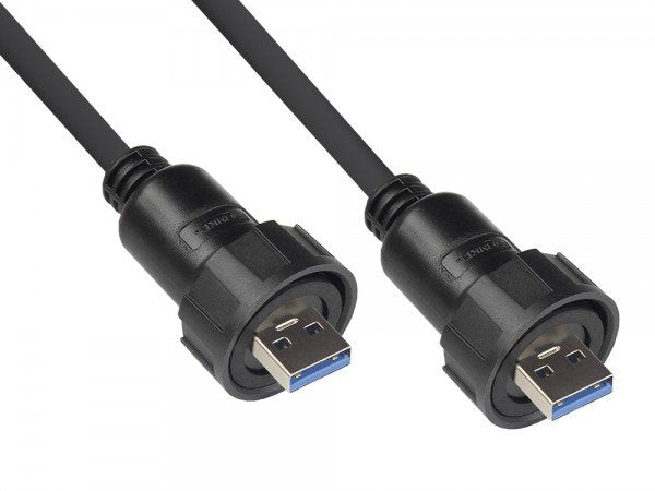 EAN 4014619709687 - Alcasa IC04-U302 cable USB USB 3.2 Gen 1 (3.1 Gen 1) 1 m USB A Negro imagen 1