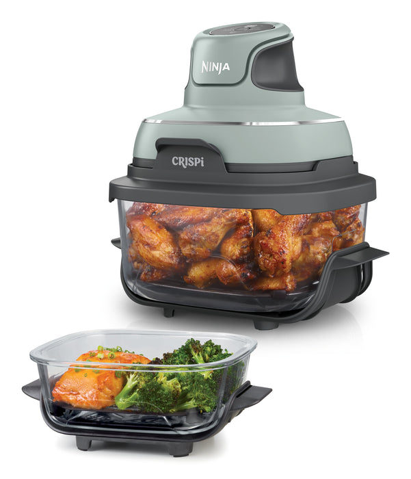 EAN 0622356317634 - Ninja CRISPi Sencillo 4,5 L 1700 W Freidora de aire caliente Verde, Gris, Transparente imagen 5
