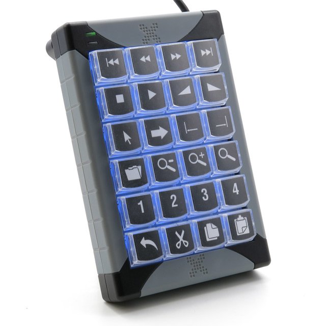 EAN 0703273002404 - P&I Engineering XK-24 teclado USB Negro, Gris imagen 1