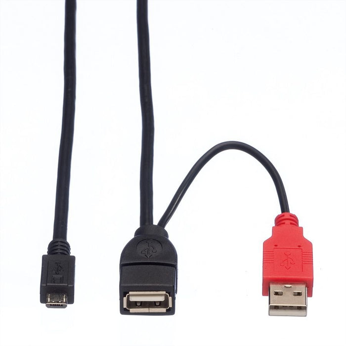 EAN 7611990115761 - ROLINE 19.08.1009 cable USB USB 2.0 1 m USB A Micro-USB B Negro imagen 3
