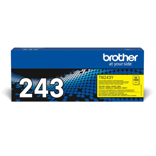 EAN 4977766787475 - Brother TN-243Y cartucho de tóner 1 pieza(s) Original Amarillo imagen 1
