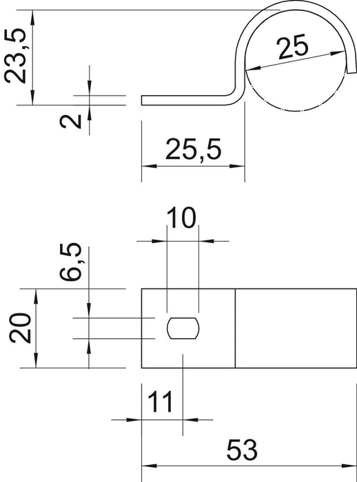 EAN 4012195567011 - Obo Bettermann 1014501 abrazadera para cable Acero 50 pieza(s) imagen 2