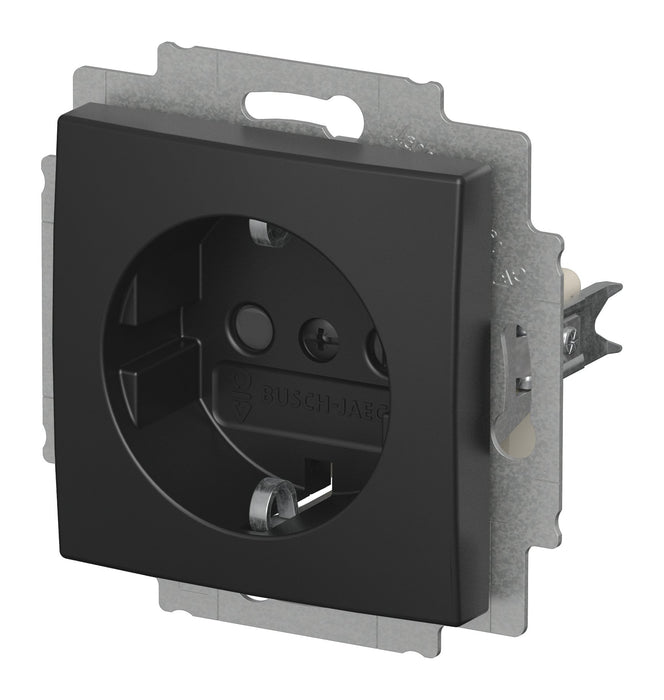 EAN 4011395360521 - Busch-Jaeger 2CKA002013A5535 placa de pared y cubierta de interruptor Negro imagen 2