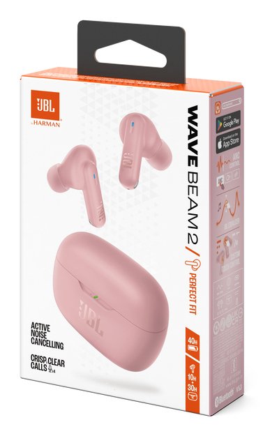 EAN 1200130015281 - JBL Wave Beam 2 Auriculares Inalámbrico Dentro de oído Llamadas/Música Bluetooth Rosa imagen 11
