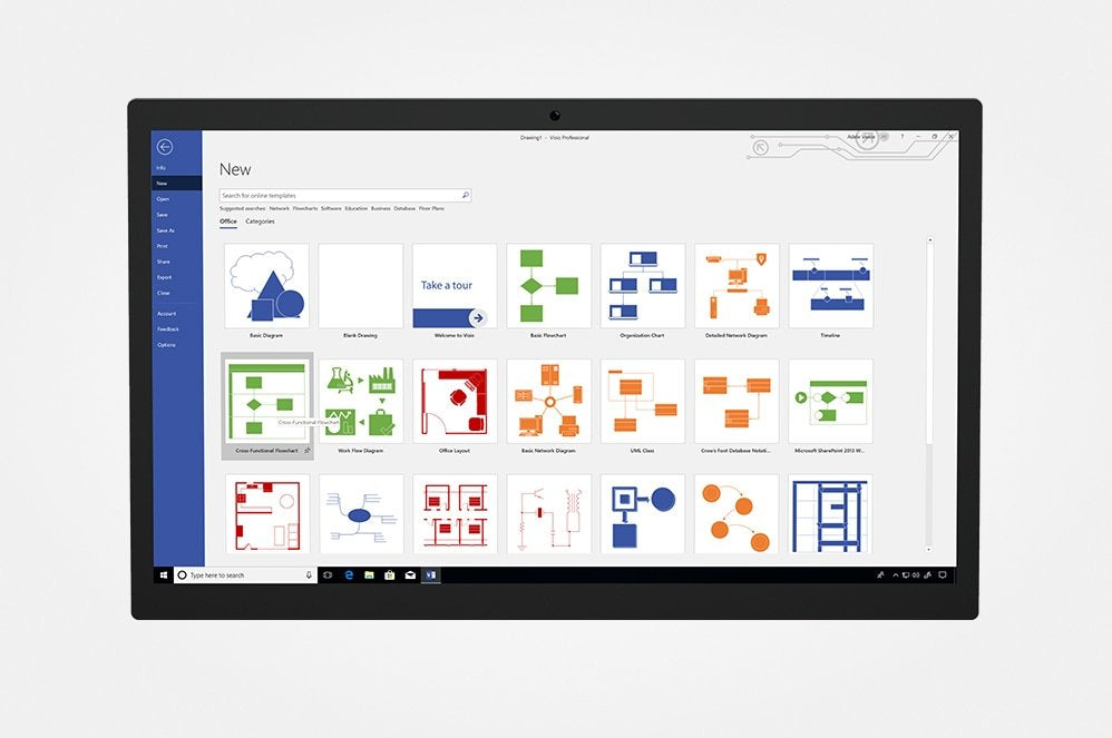 EAN 889842881042 - Microsoft Visio Professional 2021 Representación mediante gráficos 1 licencia(s) Inglés imagen 3