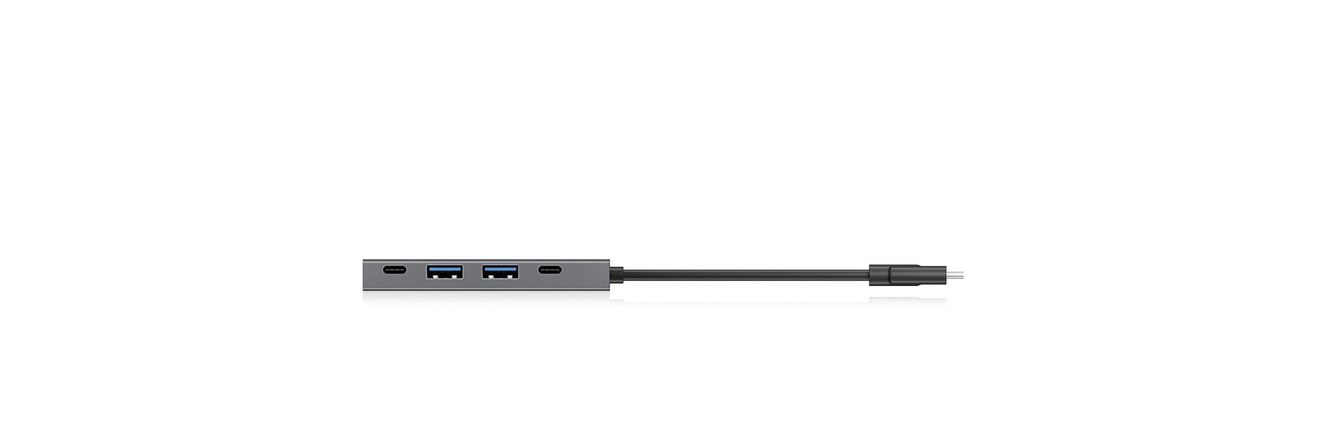 EAN 4250078170433 - ICY BOX IB-HUB1428-C31 USB 3.2 Gen 2 (3.1 Gen 2) Type-C 10000 Mbit/s Antracita, Negro imagen 4