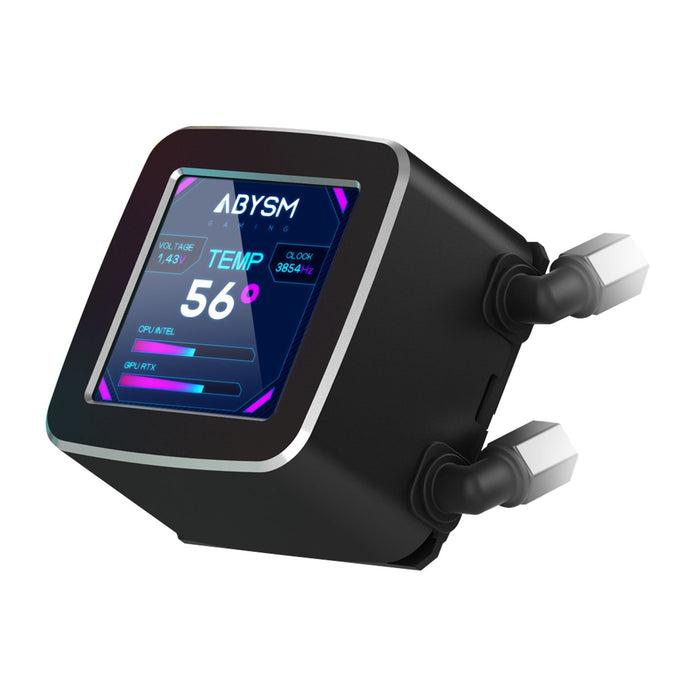 EAN 8436617920431 - ABYSM Oceanic LCD 240 ARGB Procesador Sistema de refrigeración líquida todo en uno 12 cm Negro 1 pieza(s) imagen 2