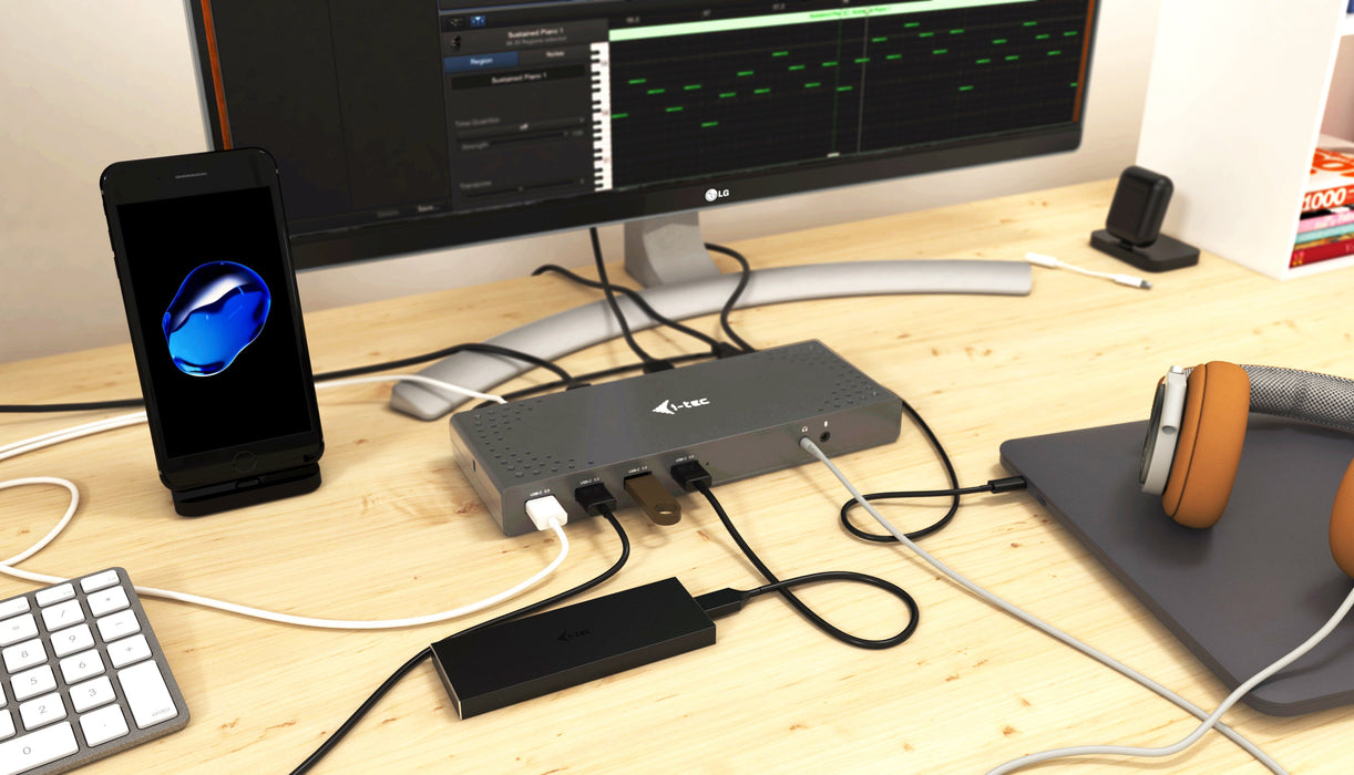 EAN 8595611702051 - i-tec CADUAL4KDOCK base para portátil y replicador de puertos Alámbrico USB 3.2 Gen 1 (3.1 Gen 1) Type-C  imagen 9