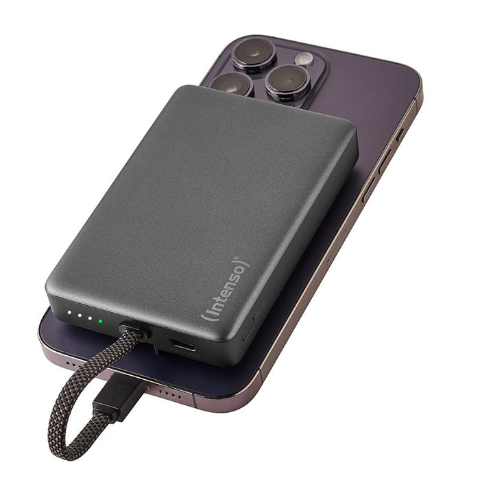 EAN 4034303037612 - Intenso MC10000 Polímero de litio 10000 mAh Cargador inalámbrico Negro, Gris imagen 7