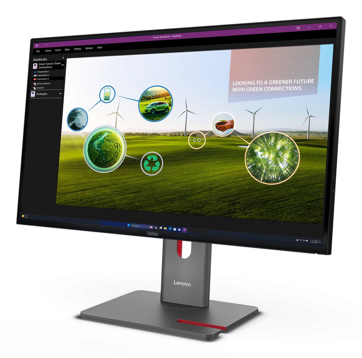 EAN 198156226693 - Lenovo ThinkVision P27Q-40 pantalla para PC 68,6 cm (27") 2560 x 1440 Pixeles Quad HD LED Negro imagen 4