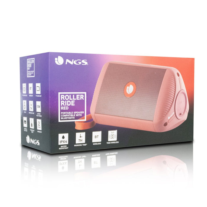 EAN 8435430618280 - NGS Roller Ride Altavoz portátil estéreo Rojo 10 W imagen 9