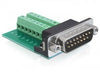 EAN 4043619652754 - DeLOCK 65275 cambiador de género para cable Sub-D 15 pin Gameport 16 pin Terminal block Verde imagen 1