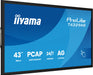 EAN 4948570125579 - iiyama T4329AS-B1AG pantalla para PC 108 cm (42.5") 3840 x 2160 Pixeles 4K Ultra HD LED Pantalla táctil N imagen 7