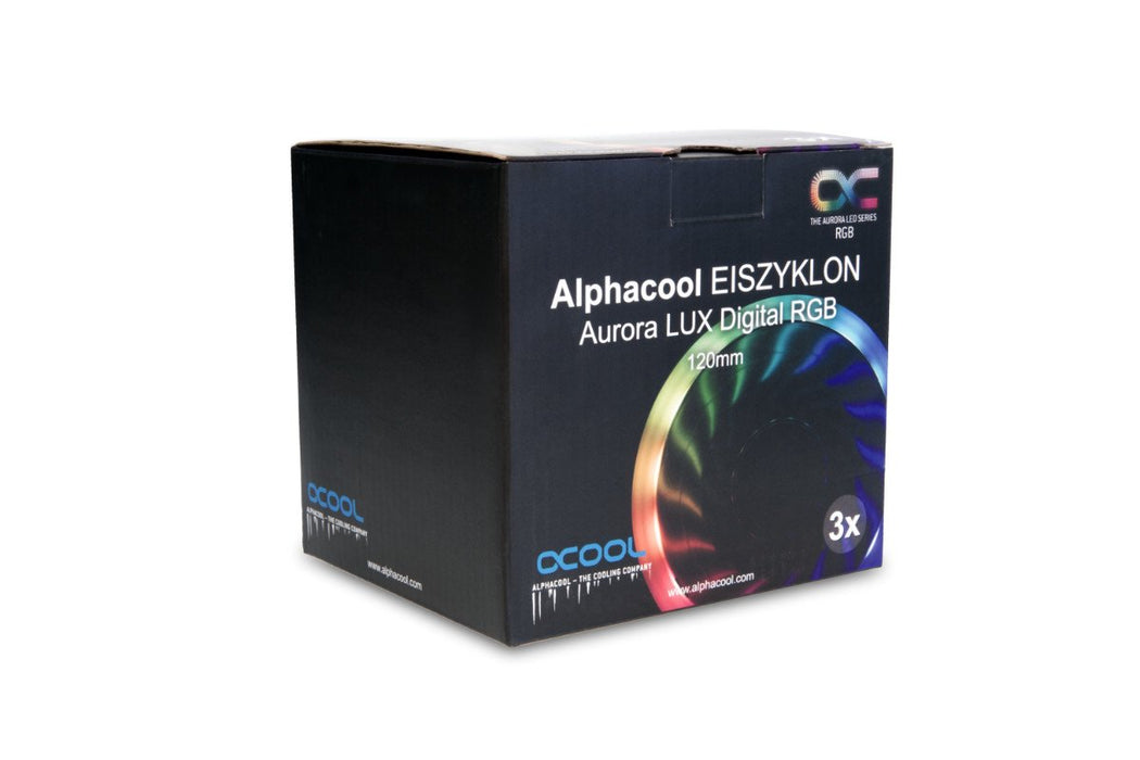 EAN 4250197248044 - Alphacool Eiszyklon Aurora LUX Digital RGB Carcasa del ordenador Ventilador 12 cm Transparente imagen 8
