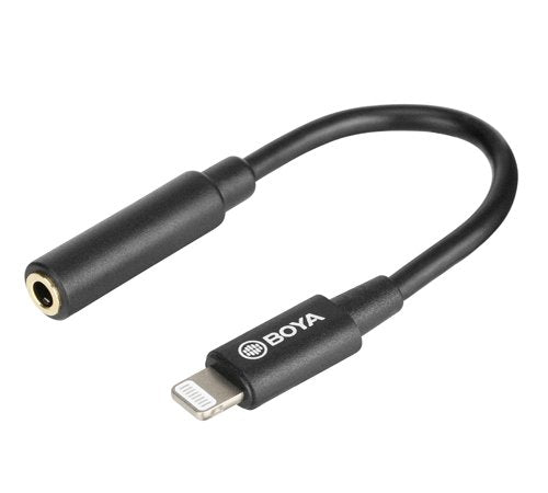 EAN 6971008025385 - BOYA BY-K3 cable de teléfono móvil Negro 3,5mm Lightning imagen 3
