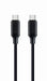 EAN 8716309121552 - Gembird CC-USB2-CMCM100-1.5M cable USB USB 2.0 1,5 m USB C Negro imagen 1