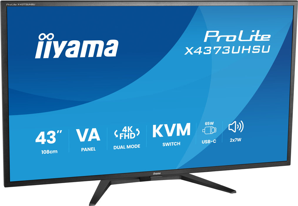 EAN 4948570126590 - iiyama ProLite X4373UHSU-B2 pantalla para PC 108 cm (42.5") 3840 x 2160 Pixeles 4K Ultra HD LED Negro imagen 3
