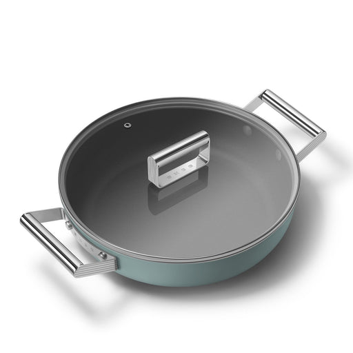 EAN 8017709356118 - Smeg DPF2812EGM batería de cocina Verde Aluminio, Acero inoxidable 4,3 L 28 cm imagen 2
