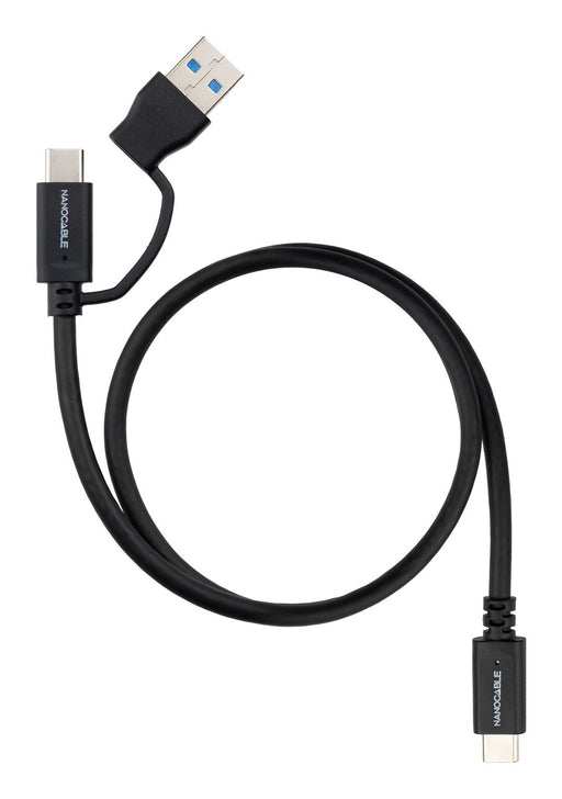 EAN 8433281017344 - Nanocable 10.01.4801 cable USB USB 3.2 Gen 2 (3.1 Gen 2) 1 m USB A/USB C USB C Negro imagen 1