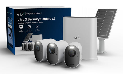 EAN 193108152976 - Arlo Ultra 3 Security Camera 3-cam kit + Solar Panel Cámara de seguridad IP Exterior 3840 x 2160 Pixeles T imagen 1