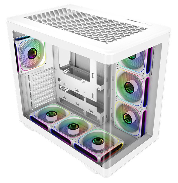 EAN 4719512162040 - Cooler Master Elite 600 Midi Tower Transparente, Blanco imagen 2