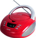 EAN 5706751041648 - Denver TCU-211RED reproductor de CD Reproductor de CD portátil Rojo, Plata imagen 1
