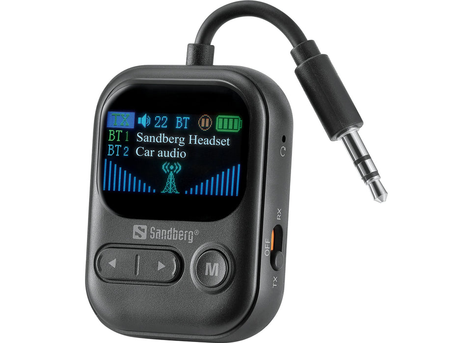 EAN 5705730450143 - Sandberg 450-14 transmisor de audio inalámbrico 3,5 mm 10 m Negro Pantalla incorporada imagen 3