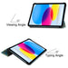 EAN 5715063027097 - CoreParts TABX-IP10-COVER11 funda para tablet 27,7 cm (10.9") Libro Azul, Verde, Blanco imagen 3